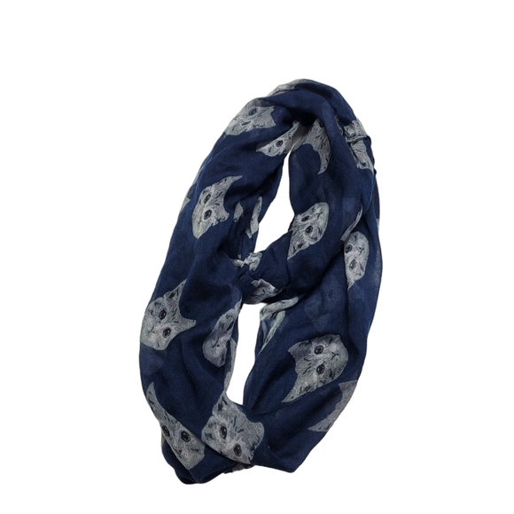 Chatties Cat Infinity Scarves Women's Bundle Of Two 100%Polyester One Size - Picture 8 of 16